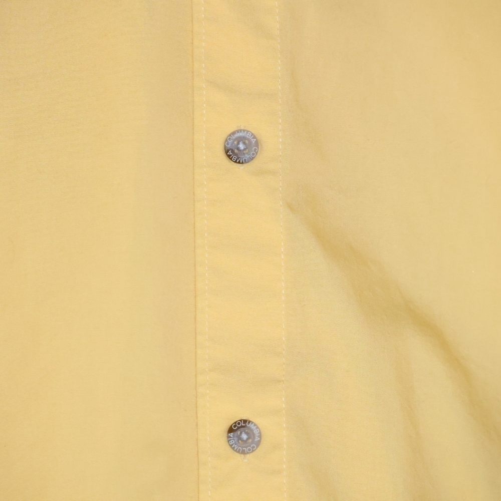 Columbia Men's PFG Bahama II Short Sleeve Buttery Yellow Fishing Shirt. - Picture 4 of 10